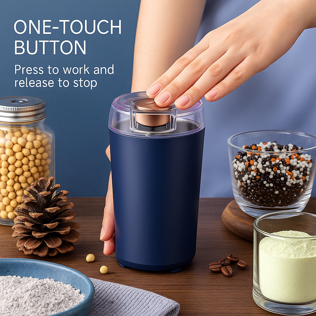 PureGrind™ Pro – Electric Coffee & Spice Grinder (Stainless Steel)