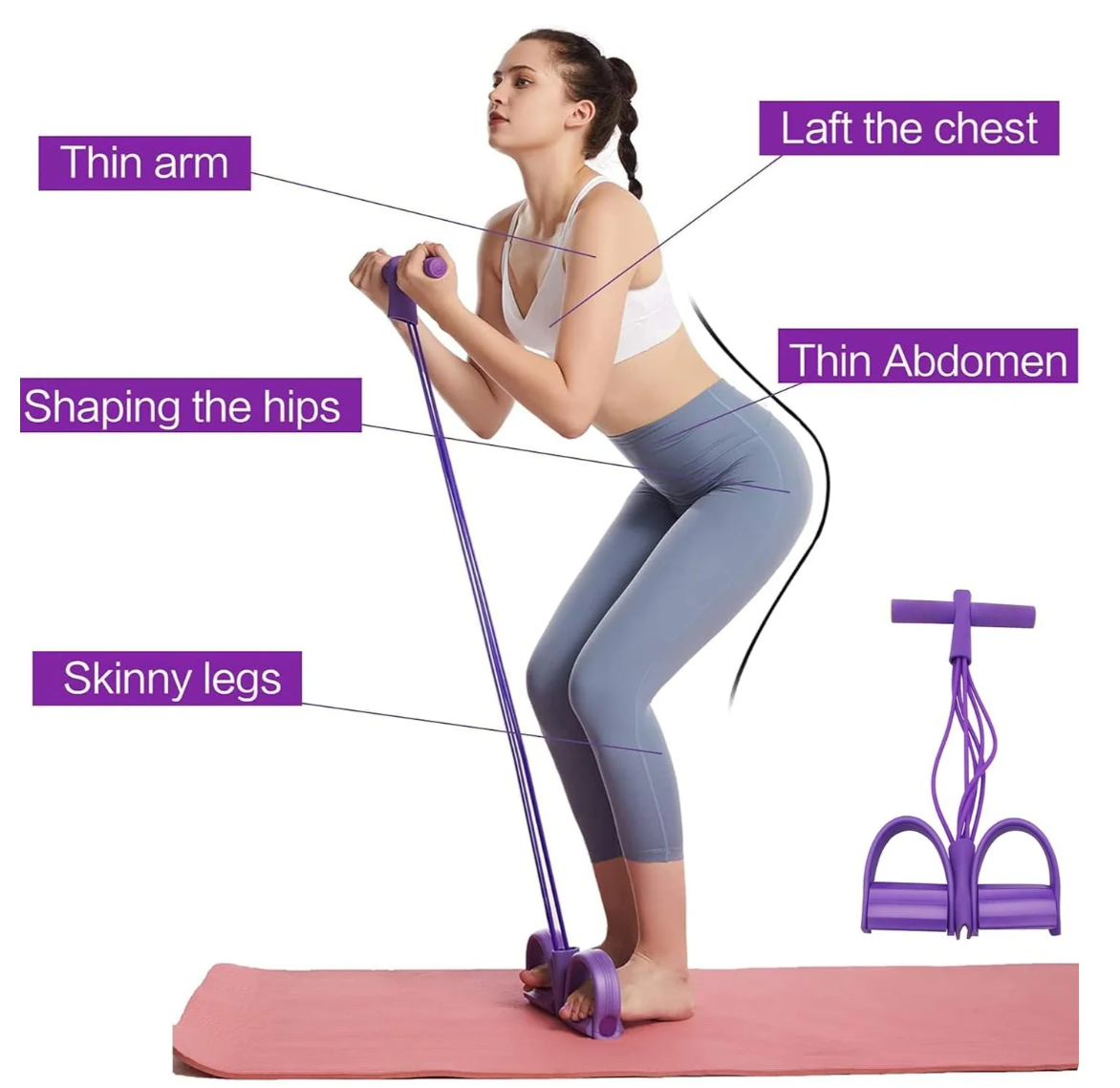 Pull Trainer - Yoga Resistance Rope Fitness Equipment