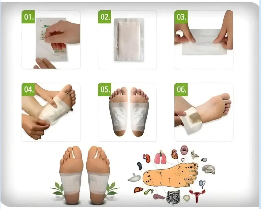 Detox Foot Patches (10-Pack) - Overnight Refresh + Fast Shipping