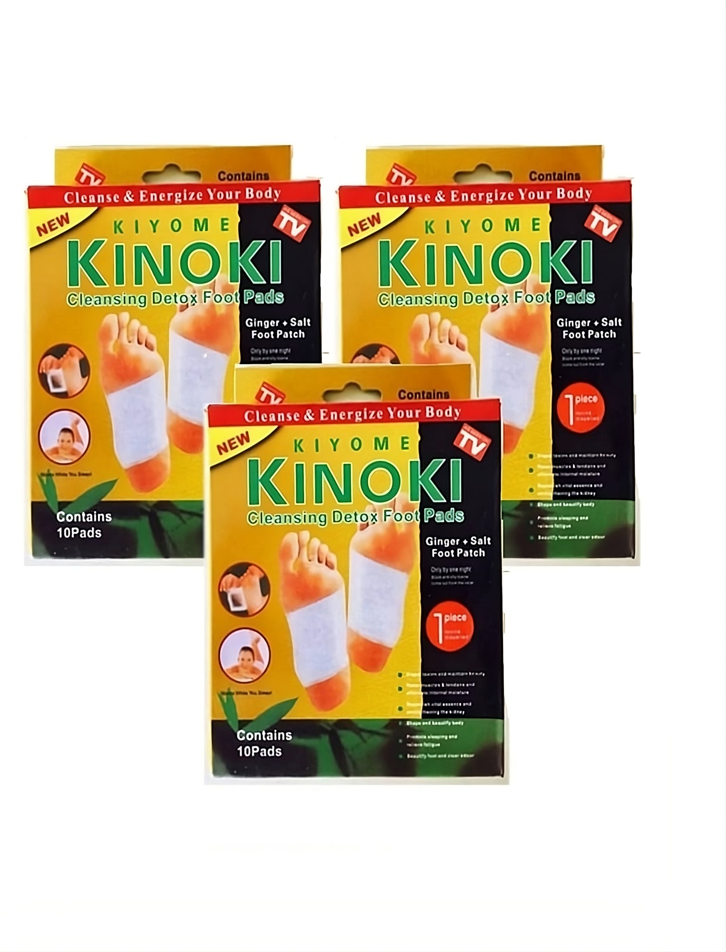Detox Foot Patches (10-Pack) - Overnight Refresh + Fast Shipping